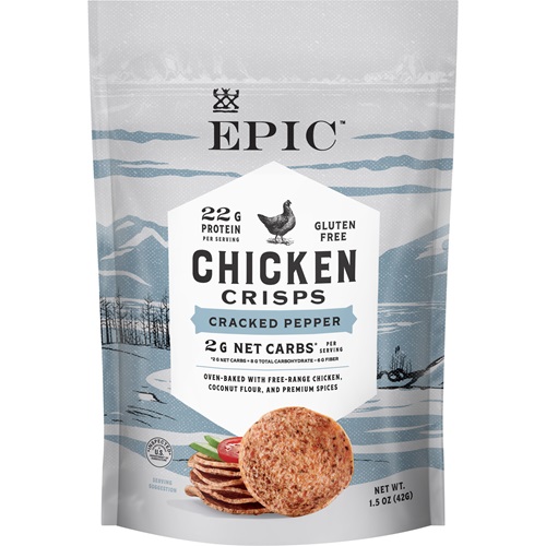 EPIC cracked pepper chicken crisps